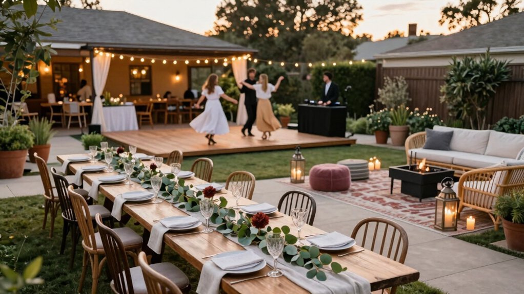 distinct dining dancing relaxing zones