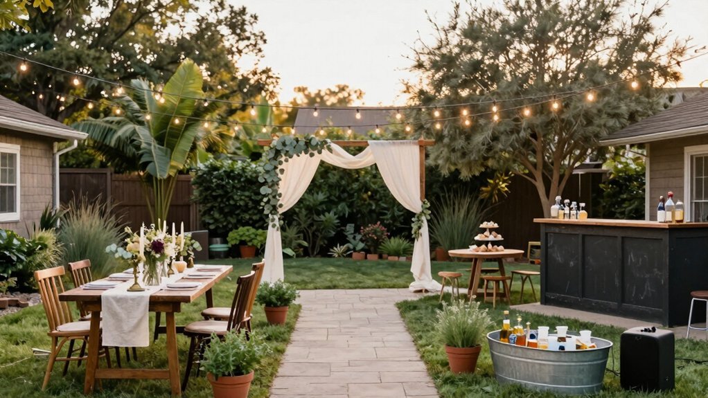 diy budget friendly backyard decor