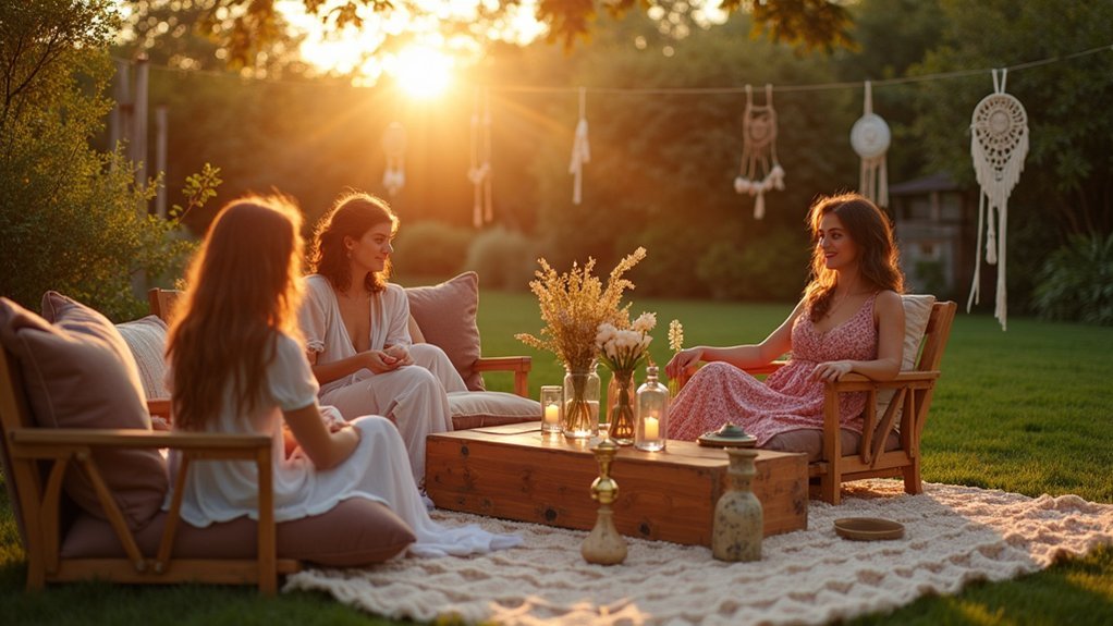 dreamy bohemian garden party