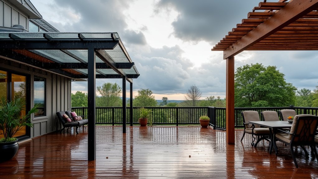 durable weather resistant deck roofing