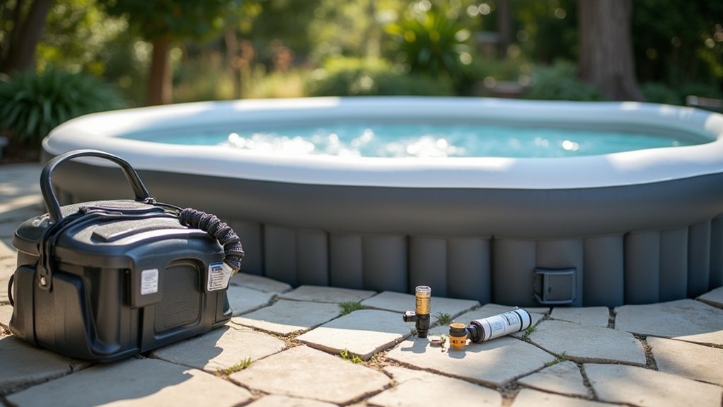easy diy inflatable hot tub