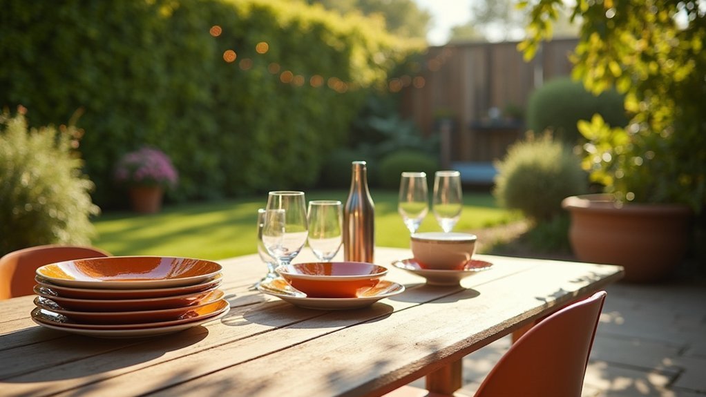 eco friendly efficient dishware rental option