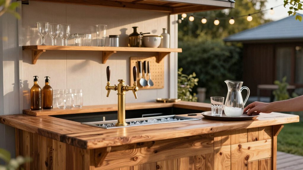 efficient outdoor bar workflow design