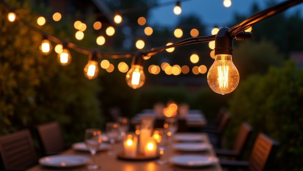 energy efficient warm outdoor lighting