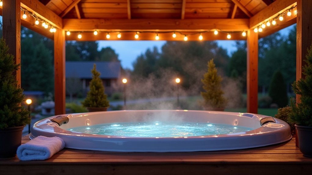 enhances outdoor relaxation space