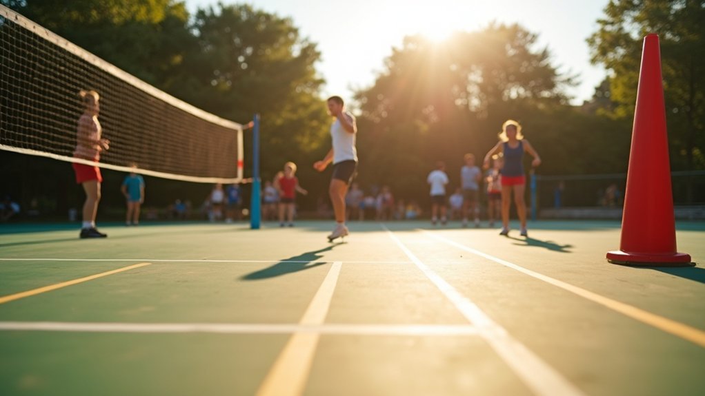expanded courts for distanced play