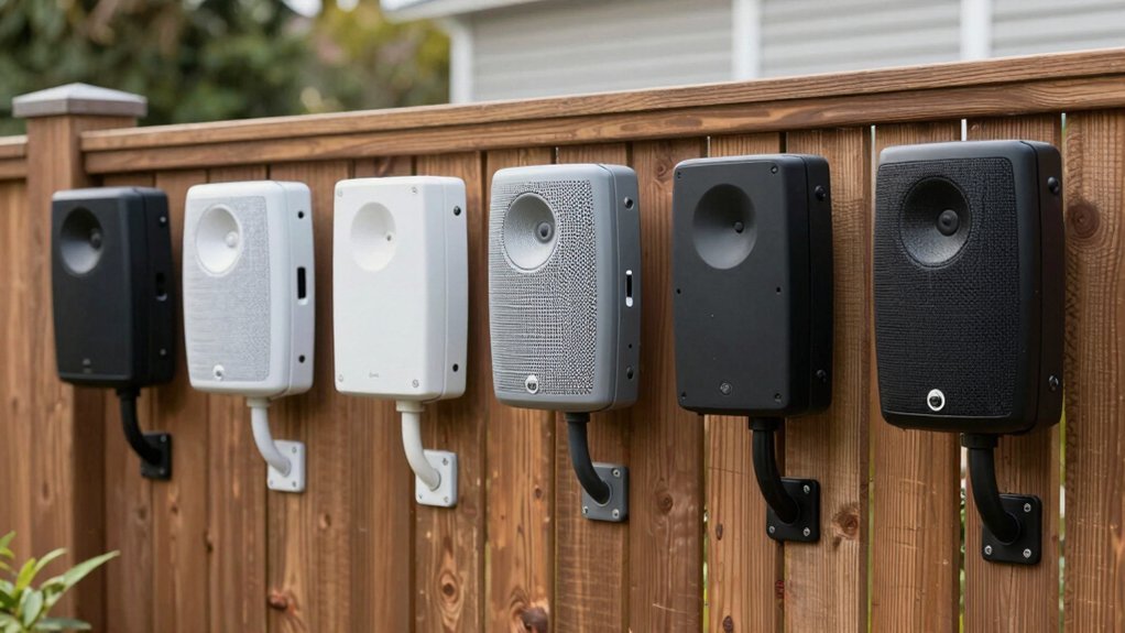 fence mounted outdoor speaker installation methods