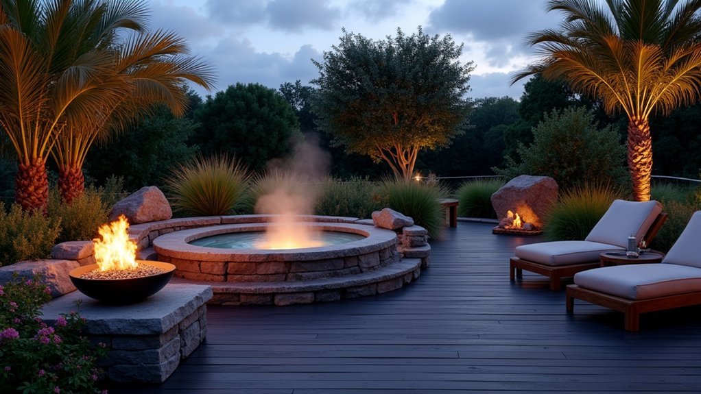 fire features extend spa season