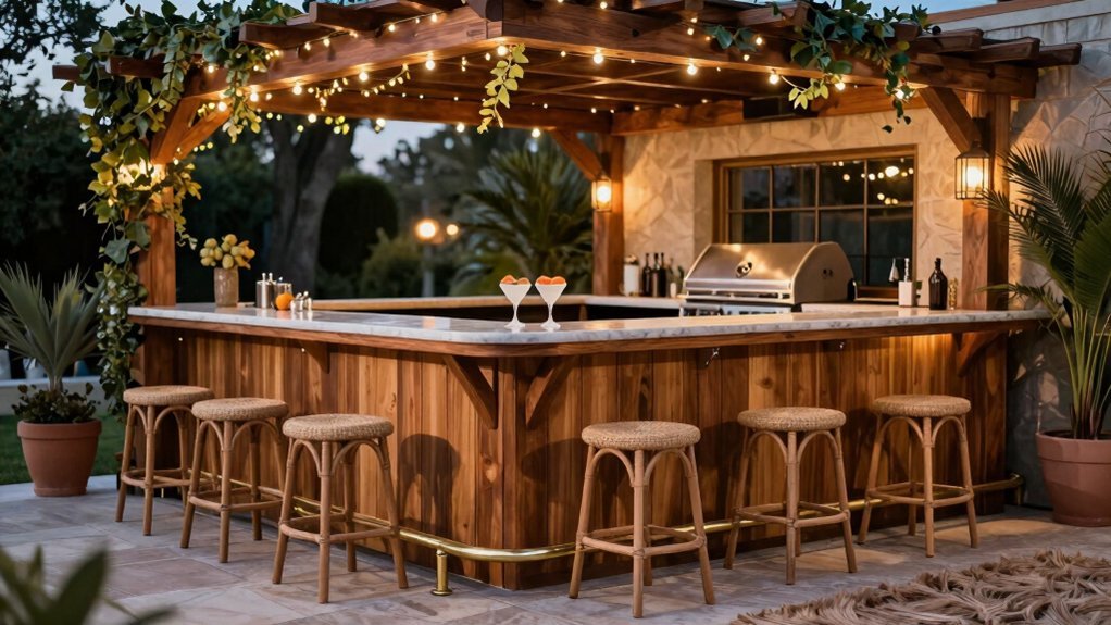 five tips for pergola bar designs