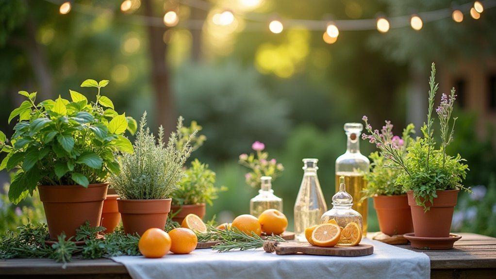 fresh herb garden party