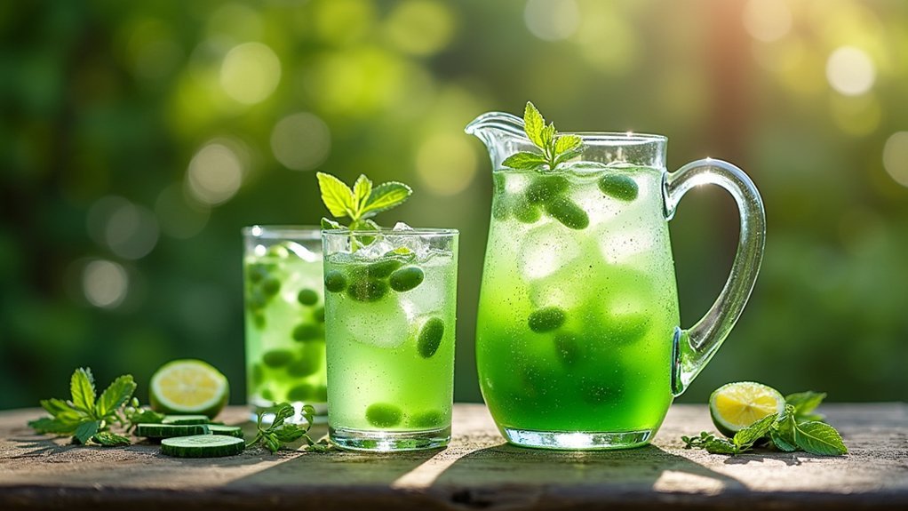 fresh snap peas tarragon cocktail