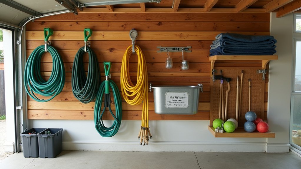 garage storage ideas for outdoor games