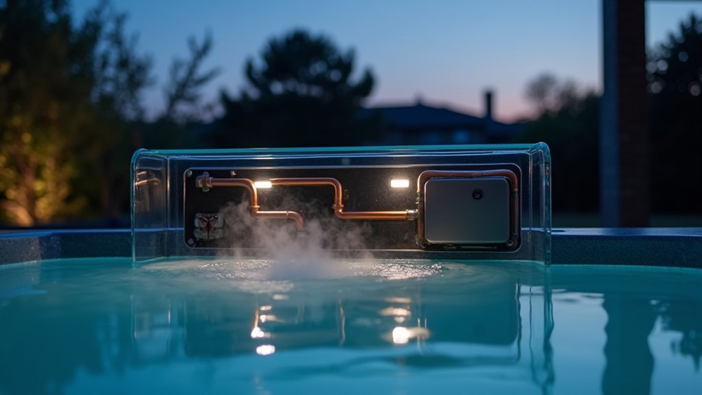 gas driven electric maintained heating