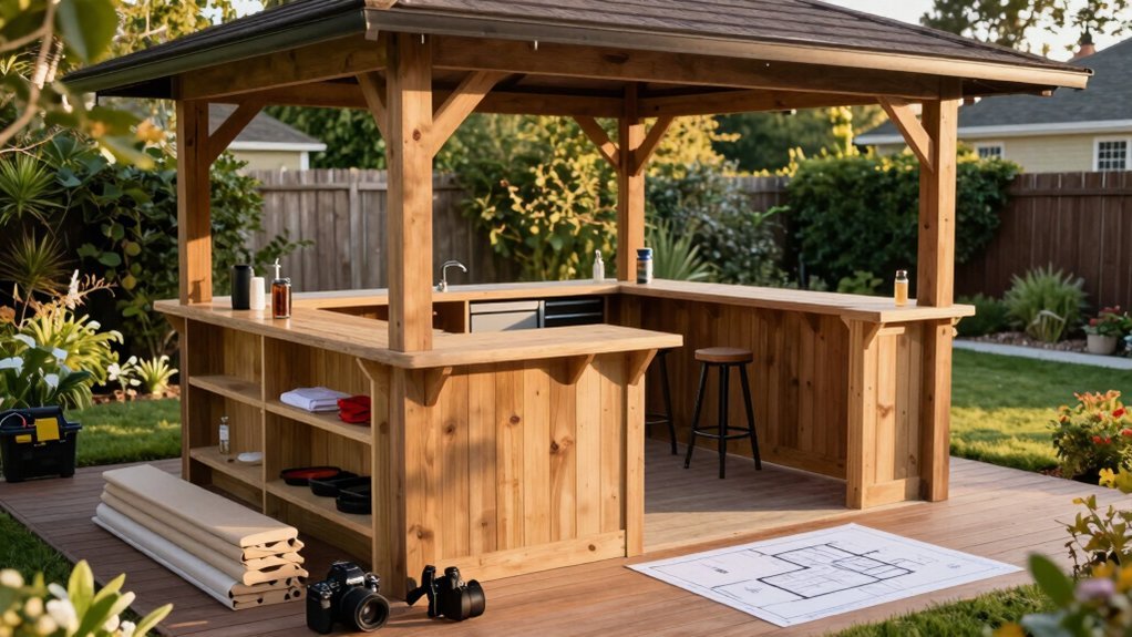 gazebo bar layout flow balance