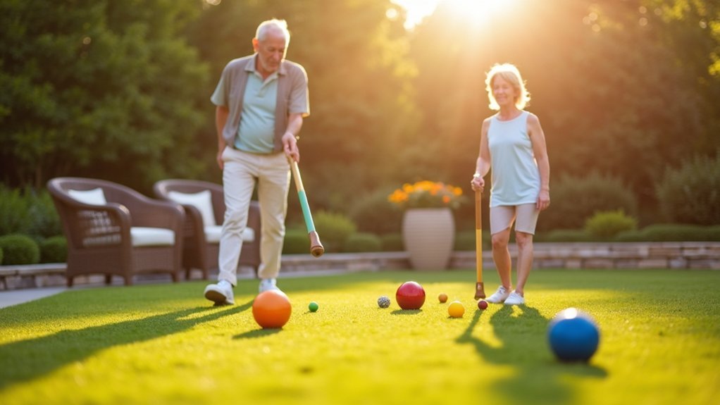 gentle outdoor lawn ballgames