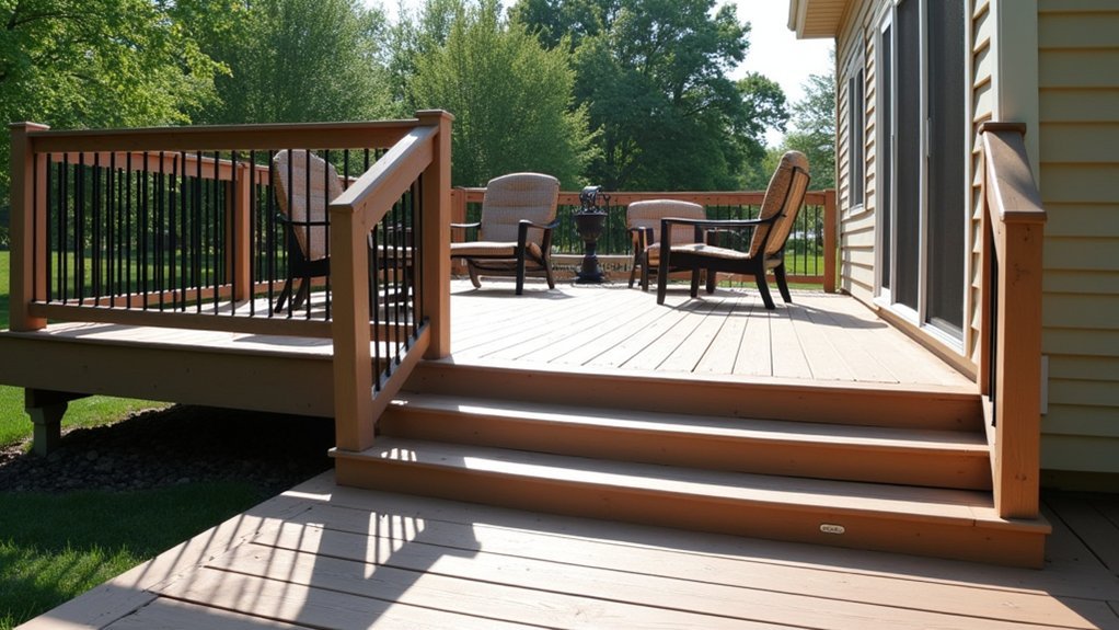 guardrails gates non slip decking