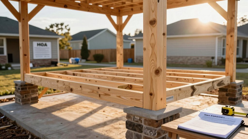 hoa rules affect pergola permits