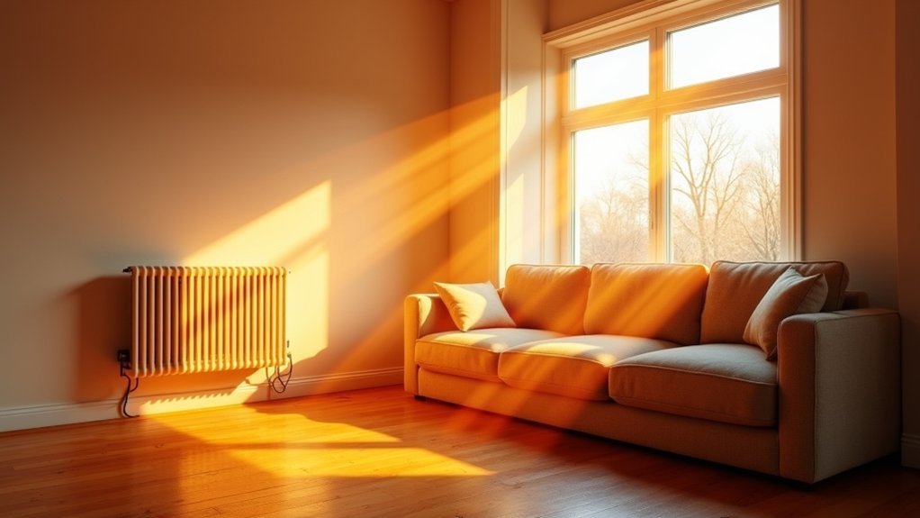 ideal heater placement for efficiency