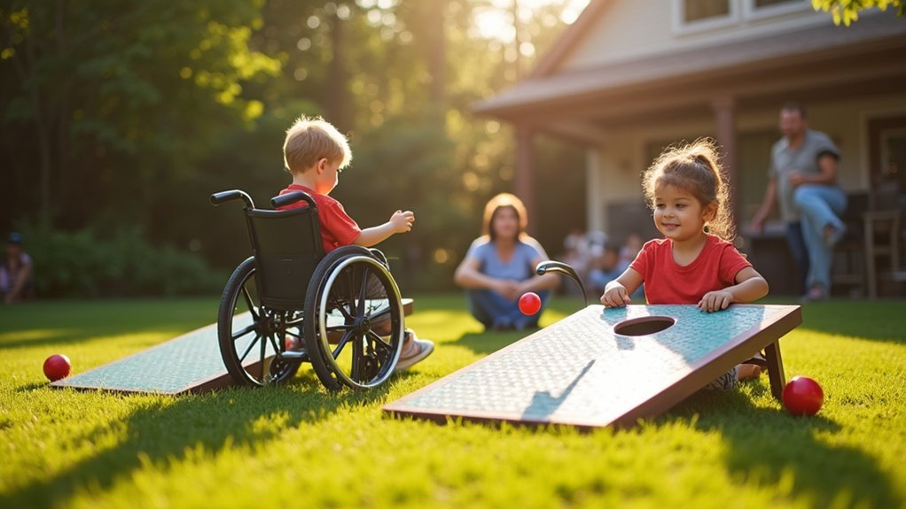 inclusive adaptable backyard play design