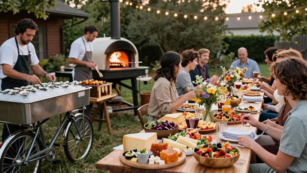 interactive culinary stations enhance wedding dining