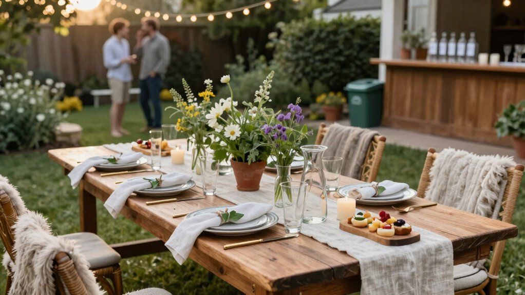 intimate eco friendly wedding framework