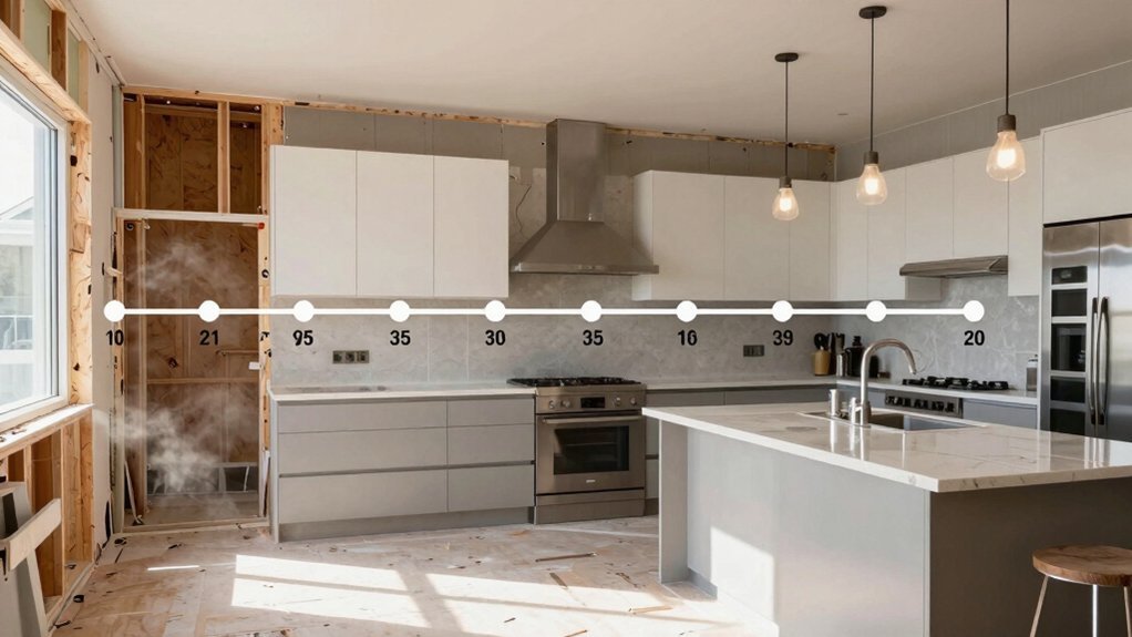 kitchen remodel cabinets counters utilities final walkthrough