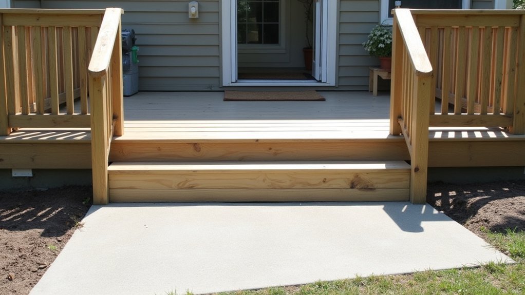 landing size and placement