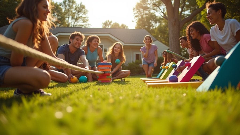 large group competitive backyard games