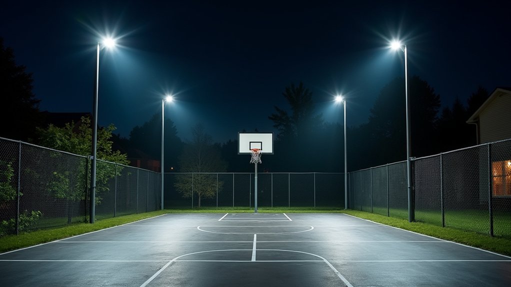lighting costs and factors for night play system
