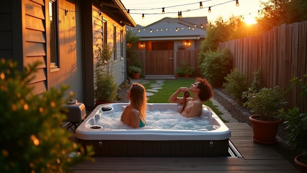 lower cost compact hot tubs