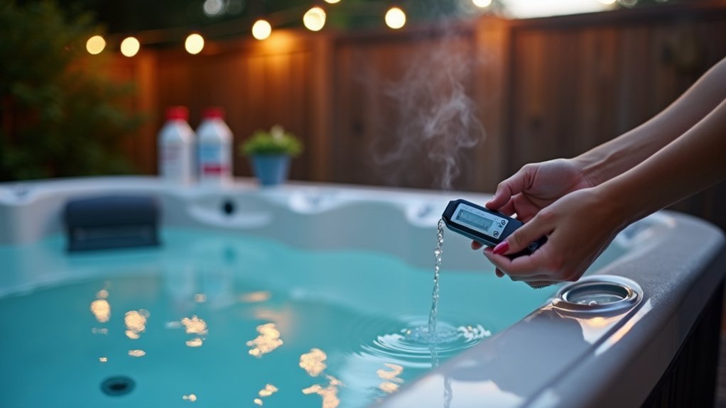 maintain balanced pool water