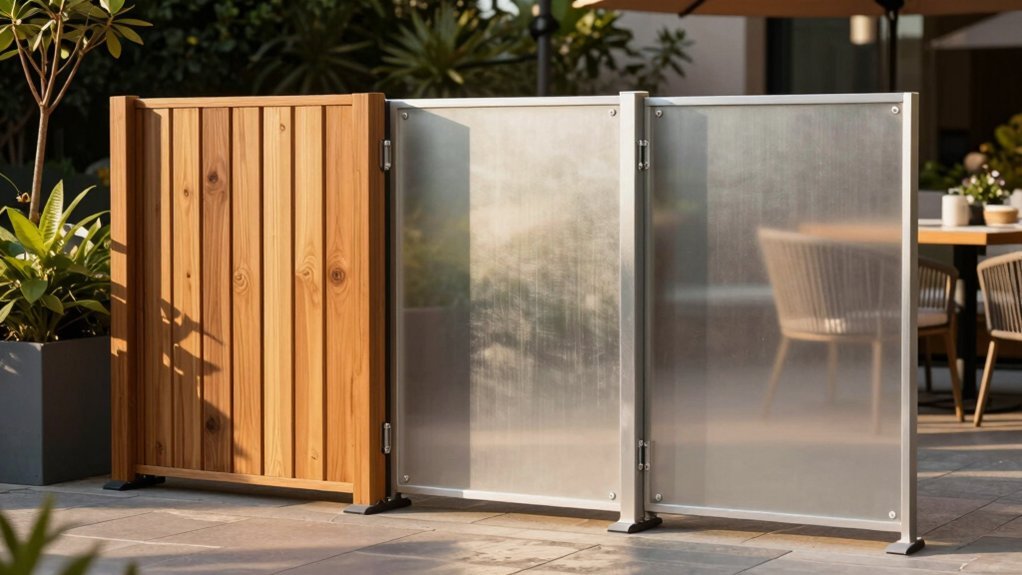 material options mesh sun blocking fabric weather resistant blends