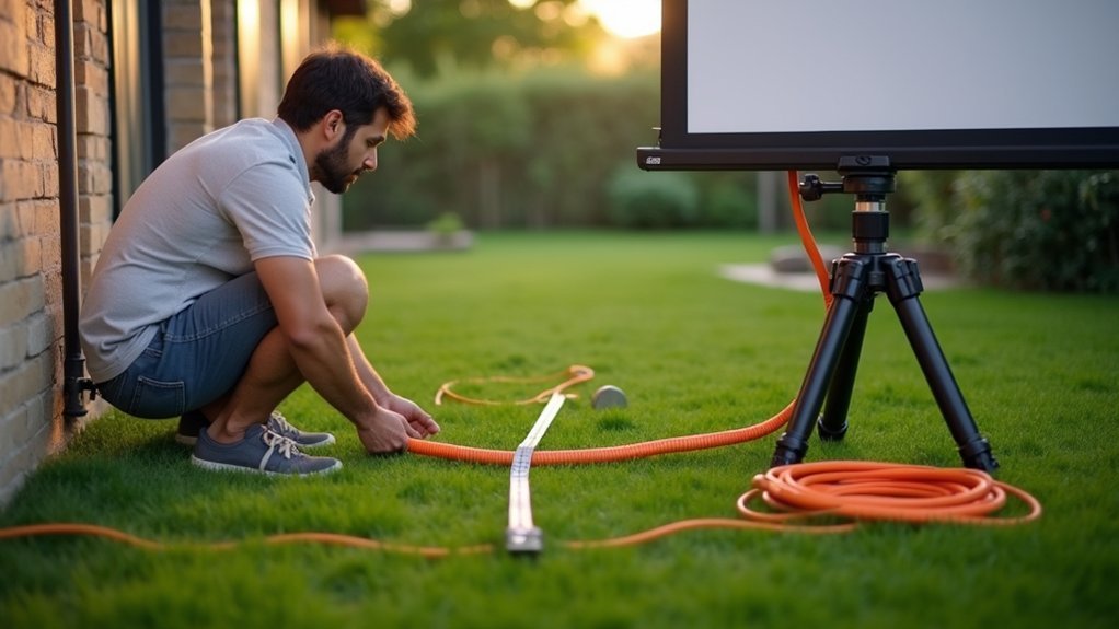 measure actual cord run length