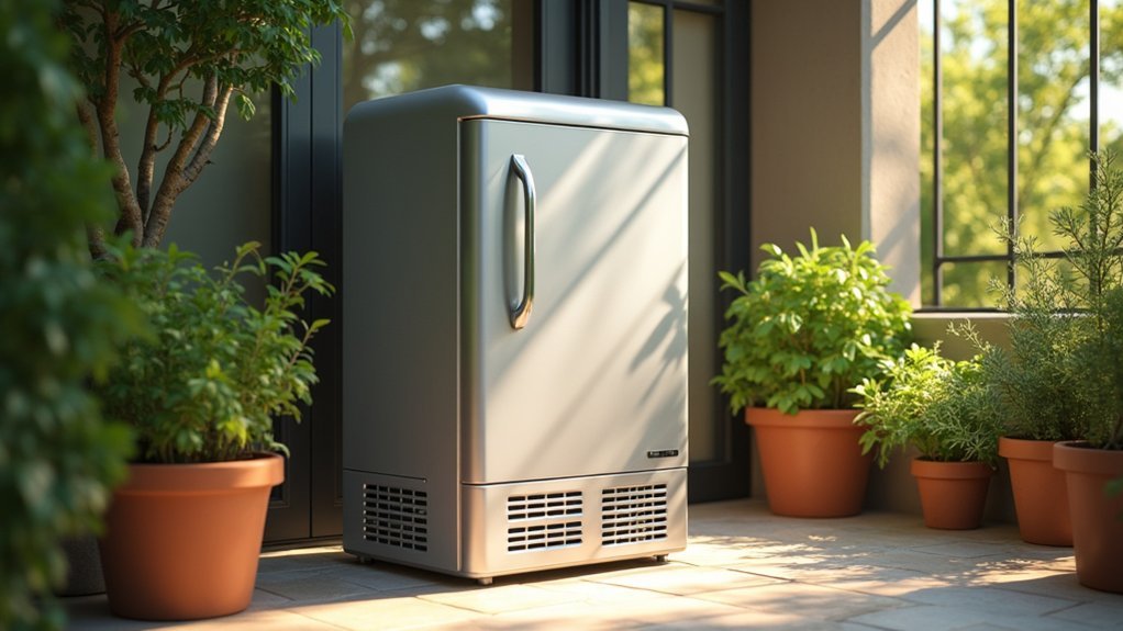 minimal patio fridge ventilation requirements