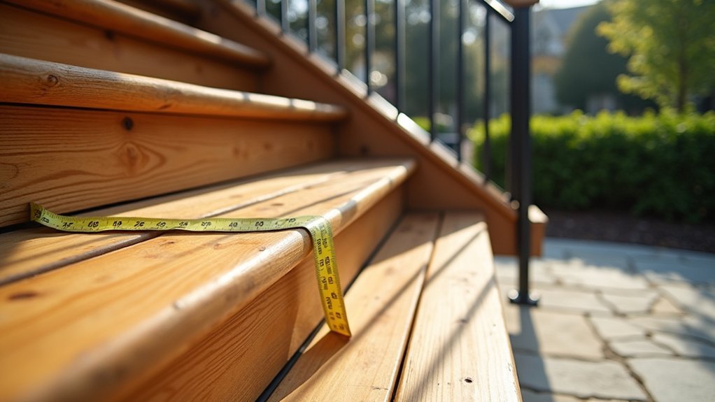 minimum ten inch consistent treads