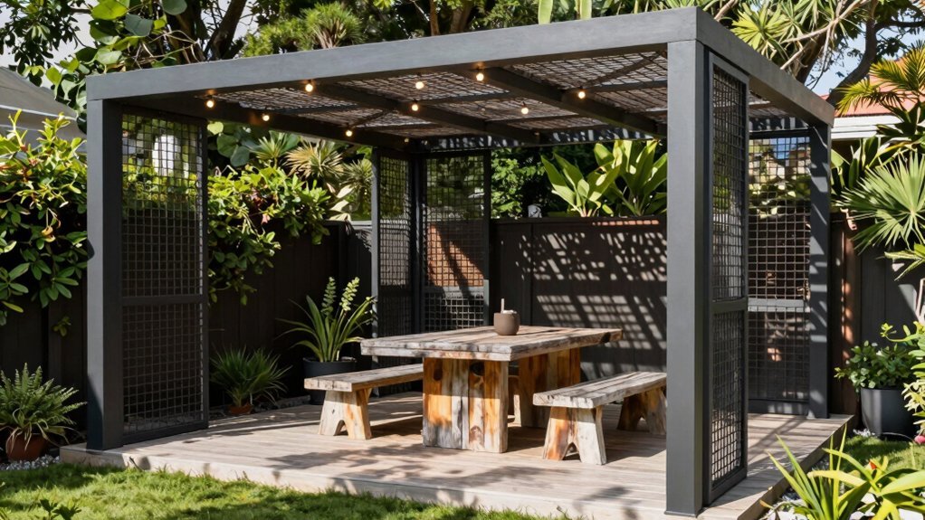 modern minimalist pergola designs
