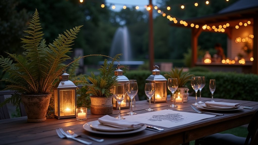 moonlit garden tranquil scented ambience