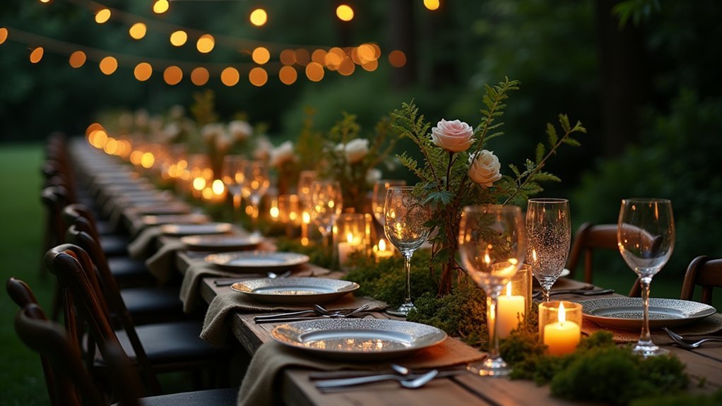 mystical moonlit garden table