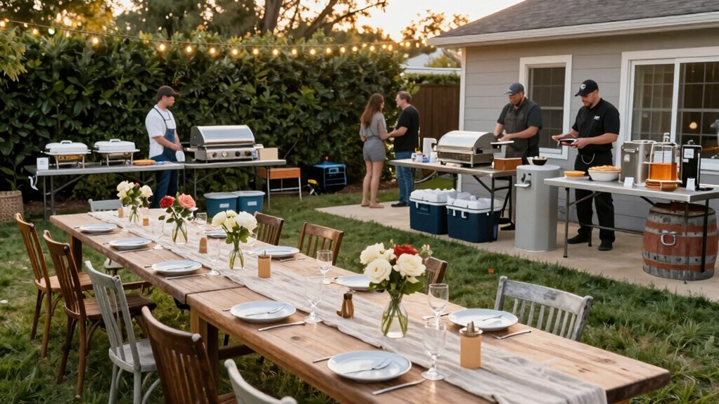 off site catering outdoor service