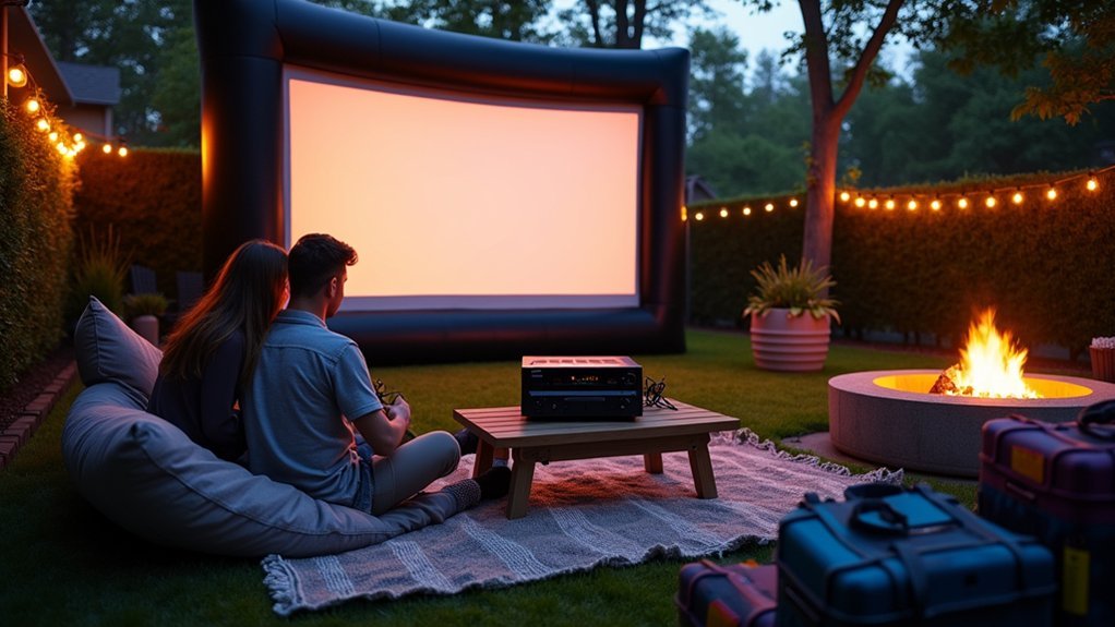 optimize speaker placement for outdoors