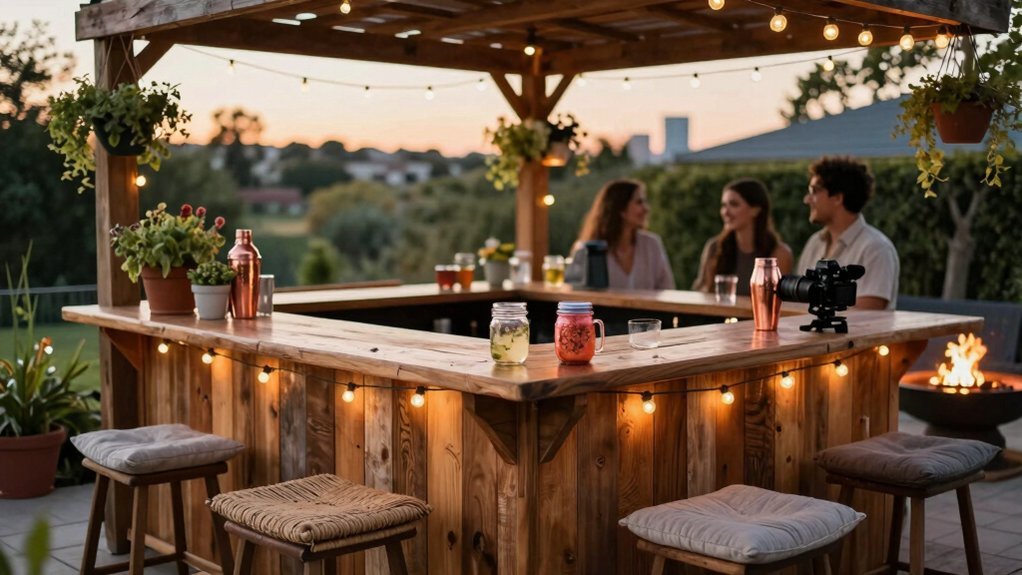 outdoor bar fosters social hub gatherings
