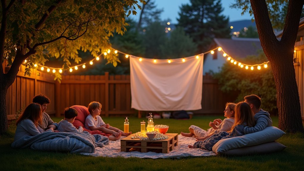 outdoor family movie nights