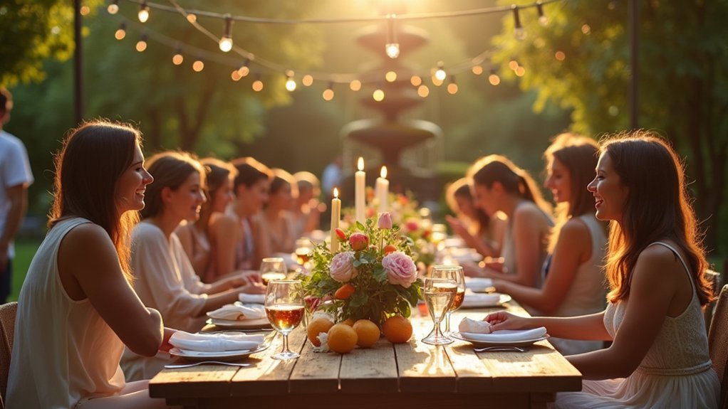 outdoor garden gatherings shine
