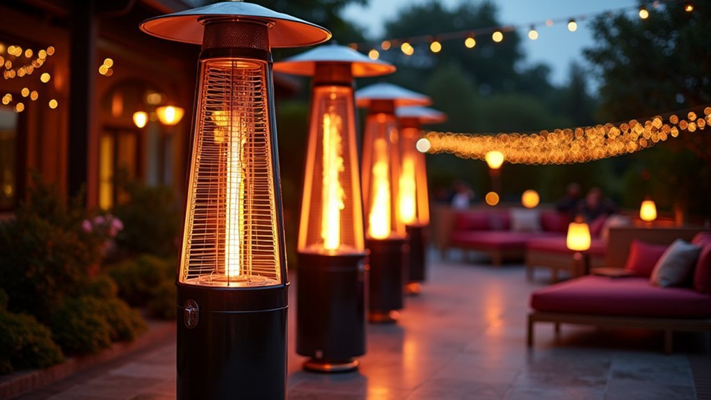 outdoor heaters for rent options