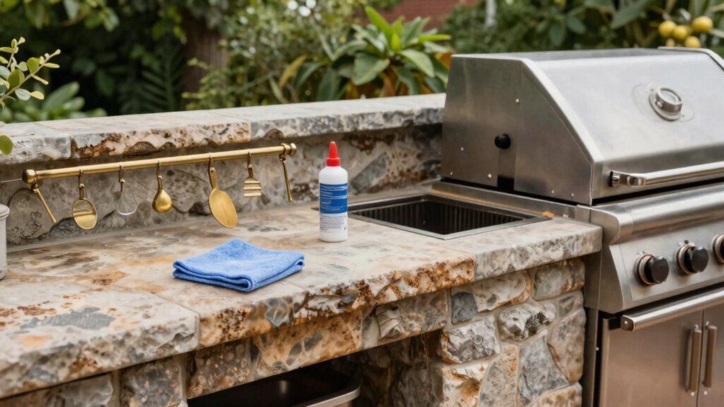 outdoor kitchen maintenance plan cleaning sealing inspections tune ups