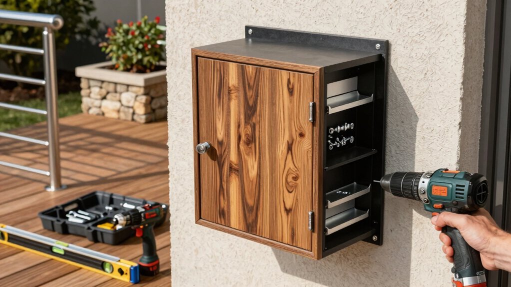outdoor kitchen storage installation guide