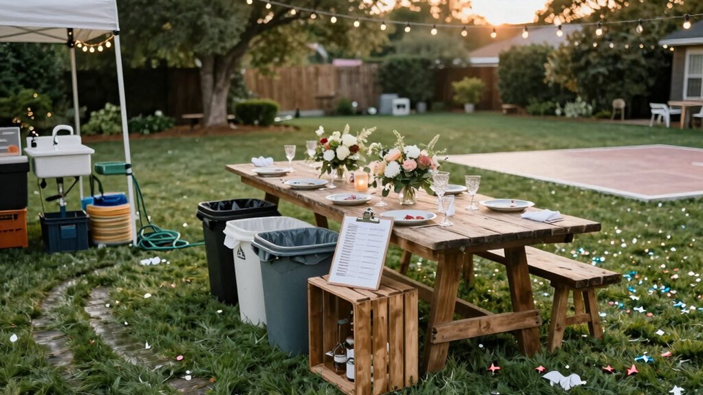 outdoor venue cleanup assessment plan