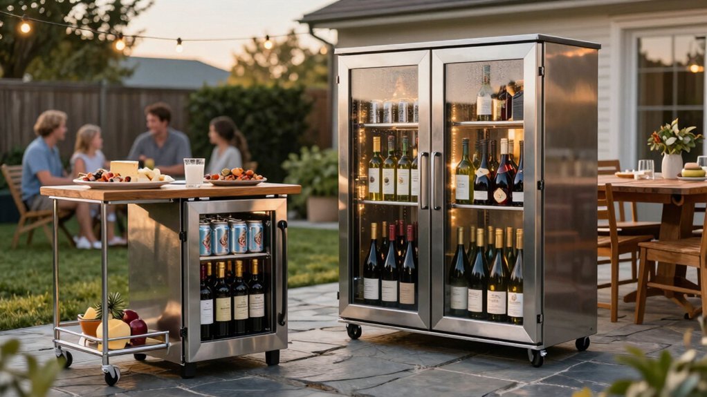 outdoor wine cooler size considerations matter