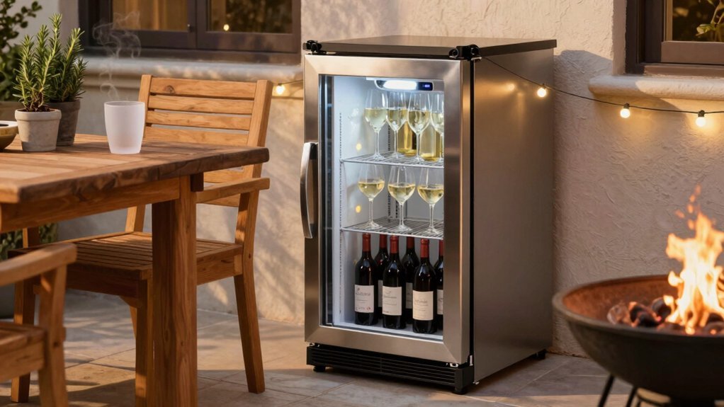 outdoor wine storage temperature guidance 55 f