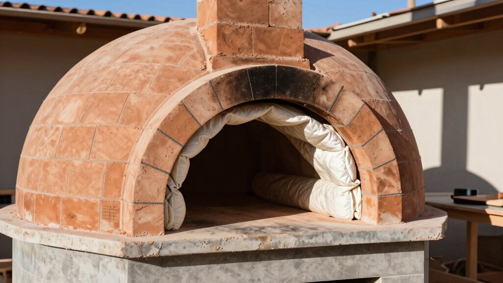 oven dome with insulation